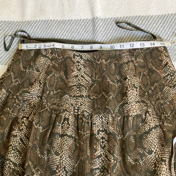 INC international concepts skirt 100% silk size 6 - Picture 4 of 9
